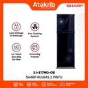 SHARP KULKAS 2 PINTU SMALL SJ-317MG-DB 