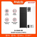 SHARP KULKAS 2 PINTU SMALL SJ-326SI-GK 