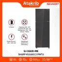 SHARP KULKAS 2 PINTU SMALL SJ-326XI-MK 