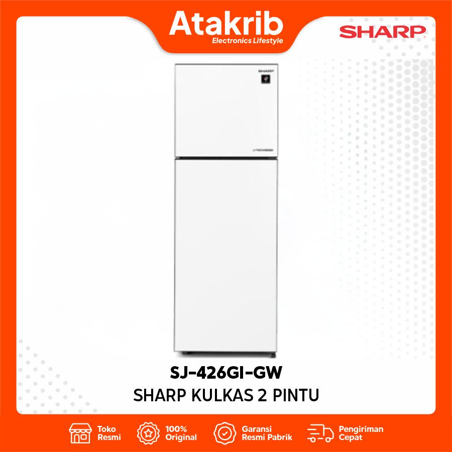 SHARP KULKAS 2 PINTU BIG SJ-426GI-GW 