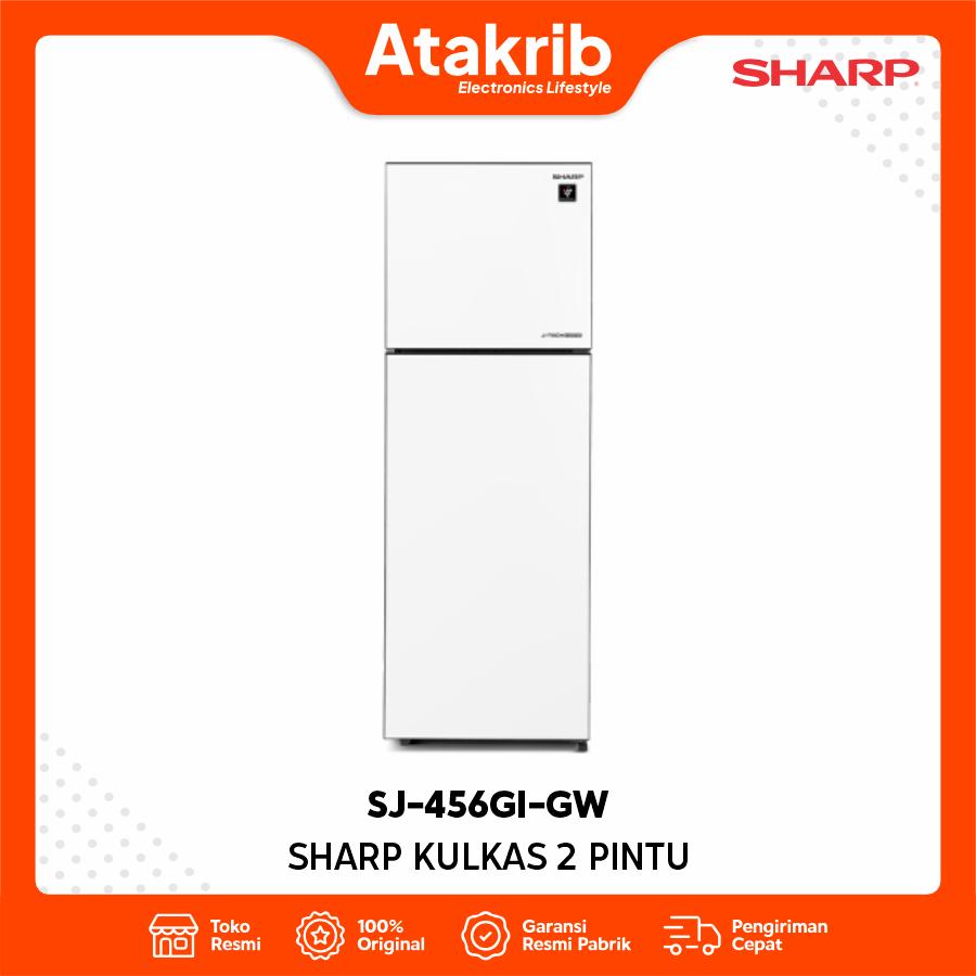 SHARP KULKAS 2 PINTU BIG SJ-456GI-GW 