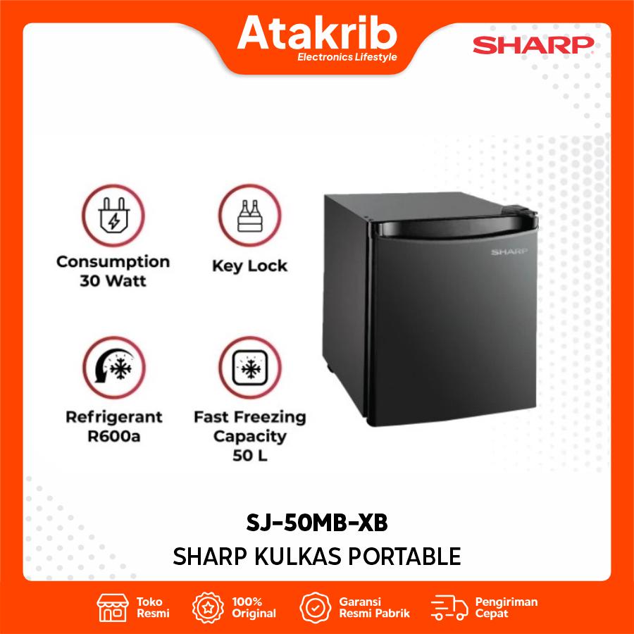 SHARP KULKAS PORTABLE SJ-50MB-XB 