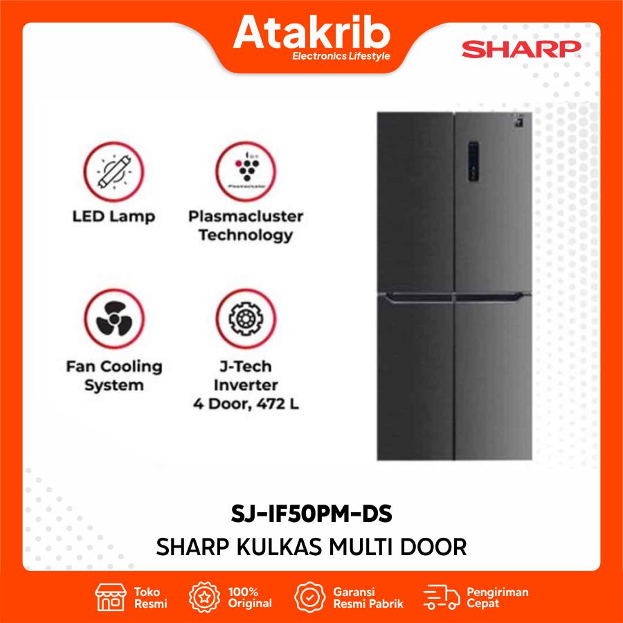 SHARP KULKAS MULTI DOOR SJ-IF50PM-DS 