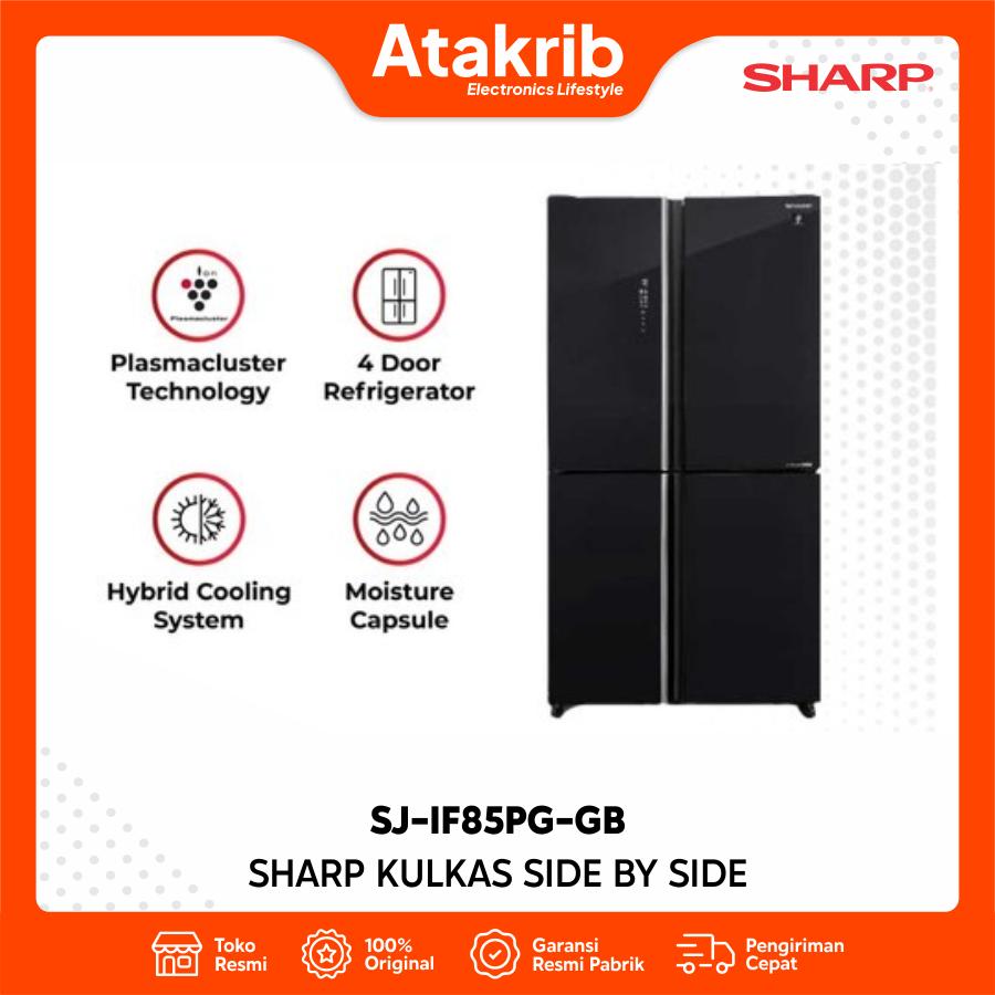 SHARP KULKAS MULTI DOOR SJ-IF85PG-GB 