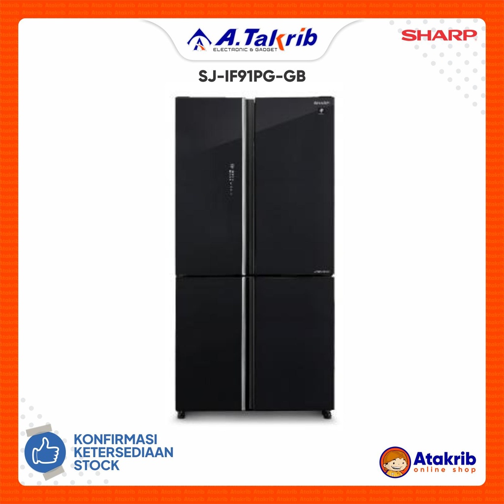 SHARP KULKAS MULTI DOOR SJ-IF91PG-GB 