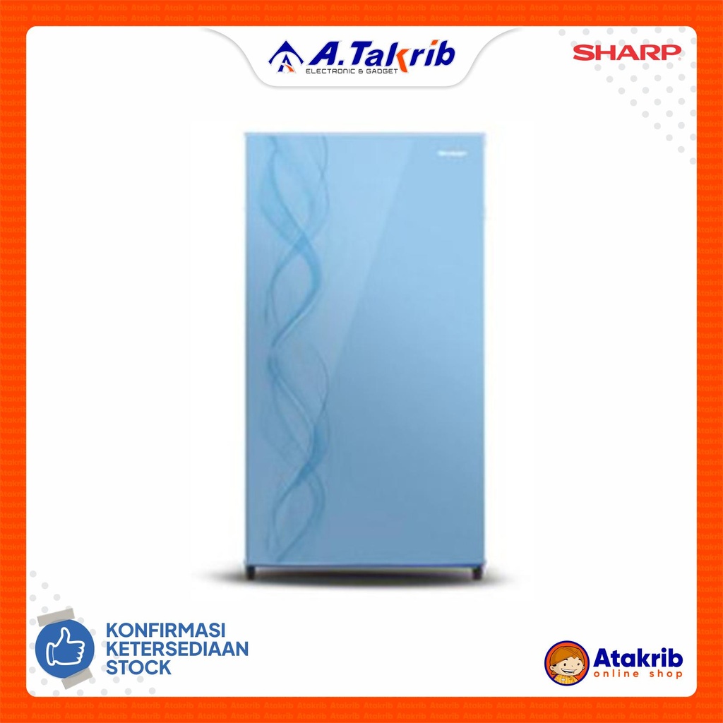 SHARP KULKAS 1 PINTU SJ-N162D-AB 