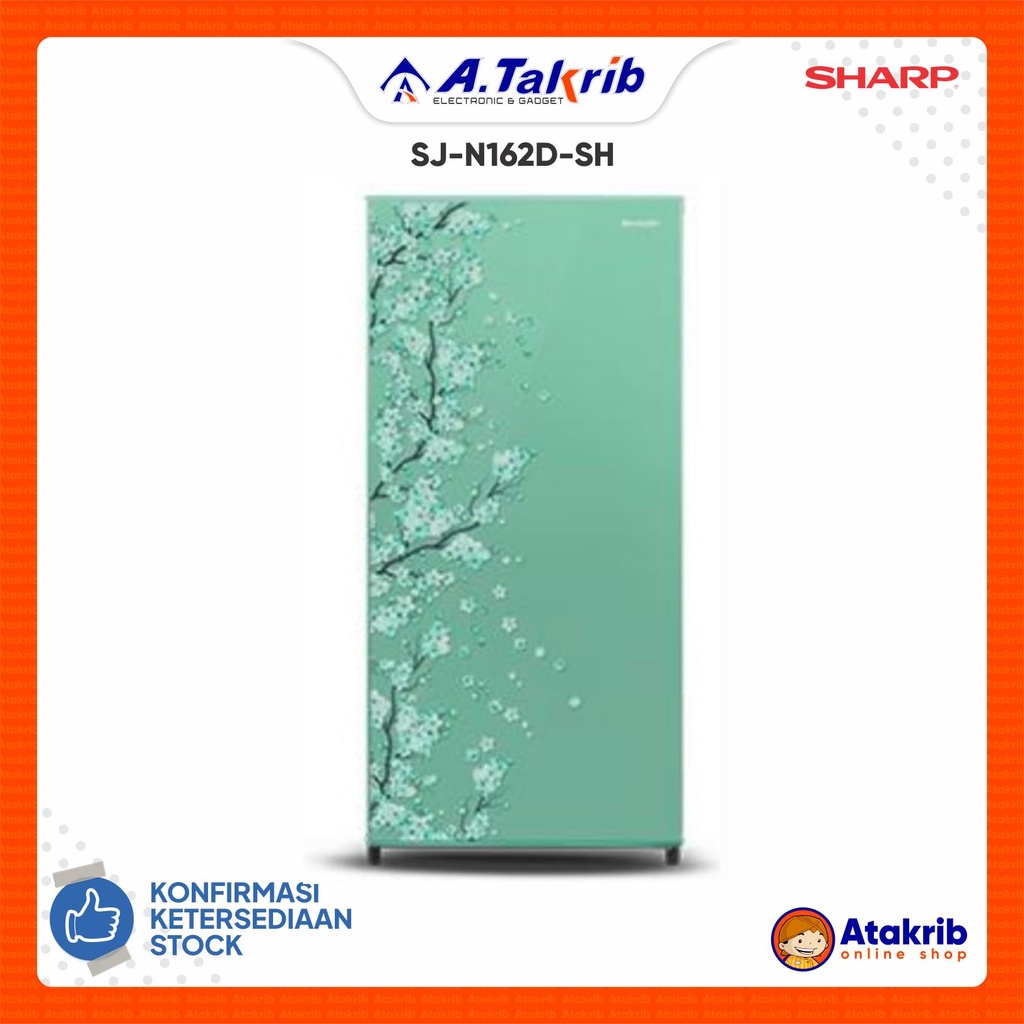 SHARP KULKAS 1 PINTU SJ-N162D-SH 