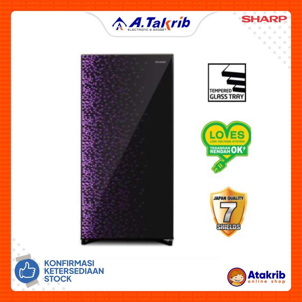 SHARP KULKAS 1 PINTU SJ-X165MG-GB 