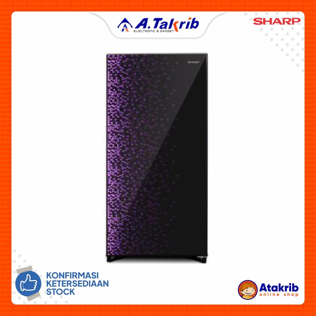 SHARP KULKAS 1 PINTU SJ-X195MG-GB 