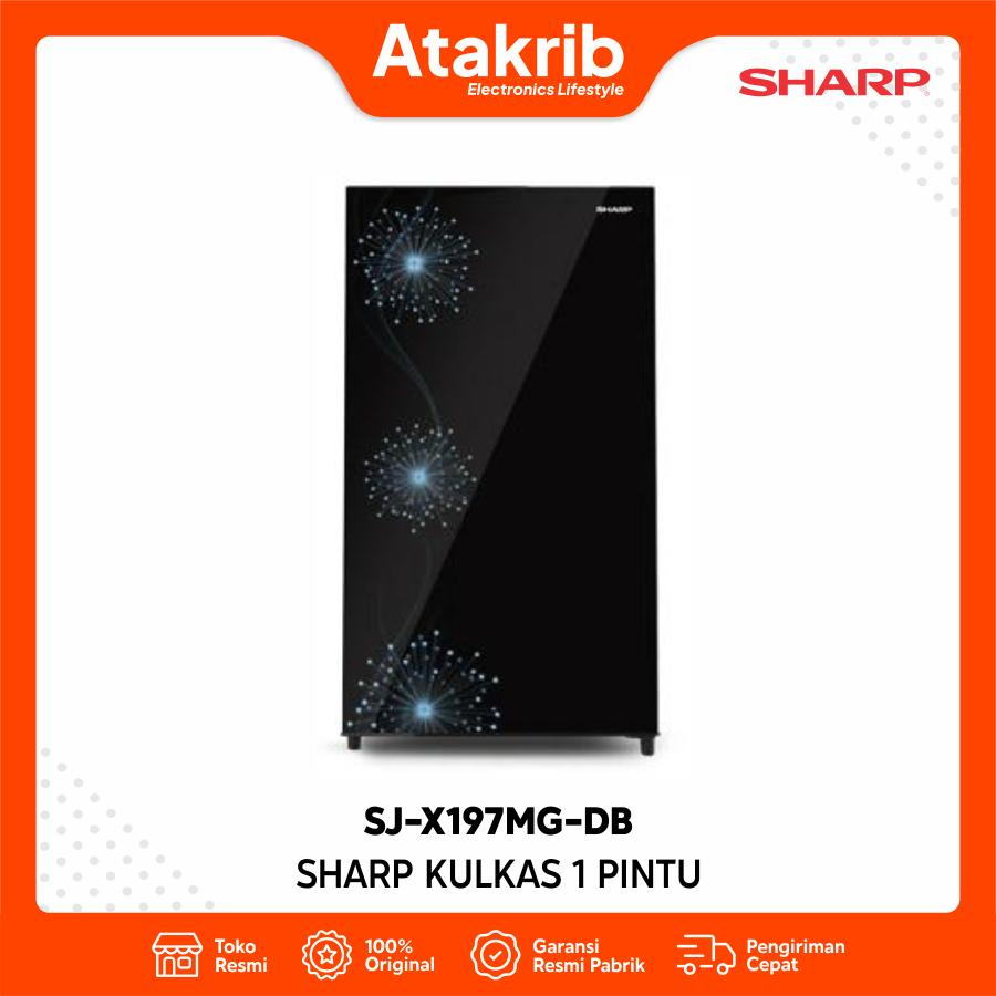 SHARP KULKAS 1 PINTU SJ-X197MG-DB 