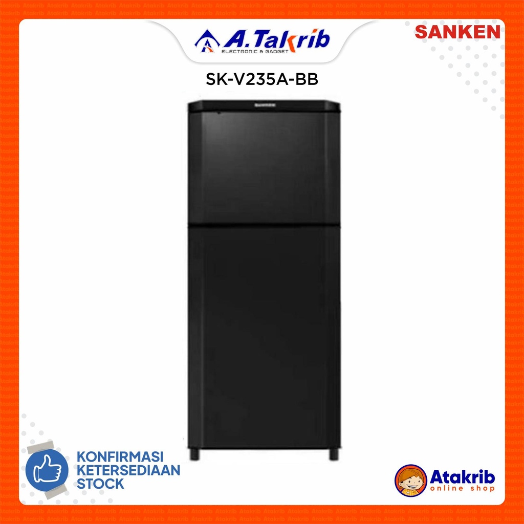 SANKEN KULKAS 2 PINTU SMALL SK-V235A-BB 