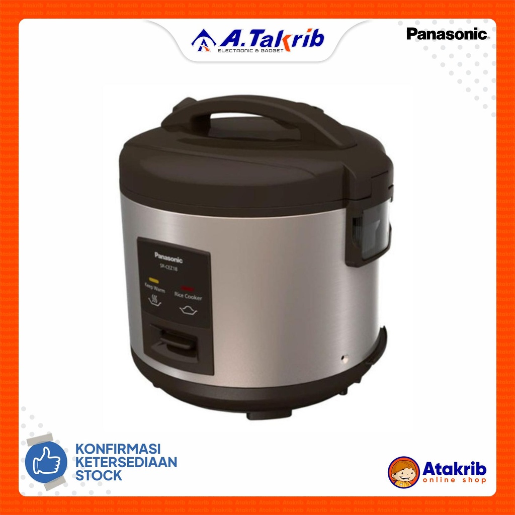 PANASONIC RICE COOKER SR-CEZ18DBR 