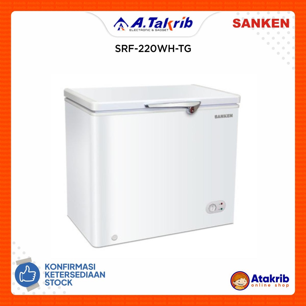 SANKEN CHEST FREEZER SRF-220WH-TG 