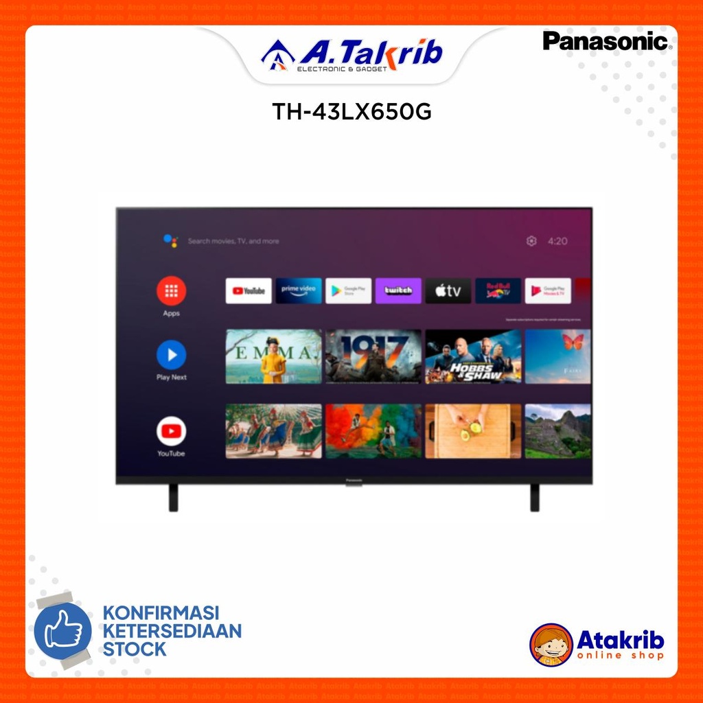 PANASONIC LED 43 TH-43LX650G 