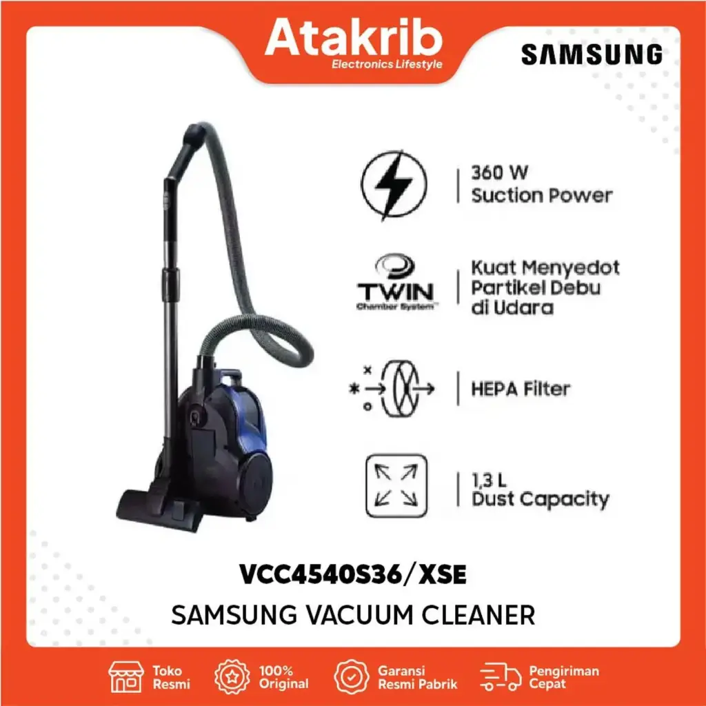 SAMSUNG VACUUM CLEANER VCC4540S36/XSE 