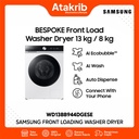 SAMSUNG FRONT LOADING WASHER DRYER WD13BB944DGESE 