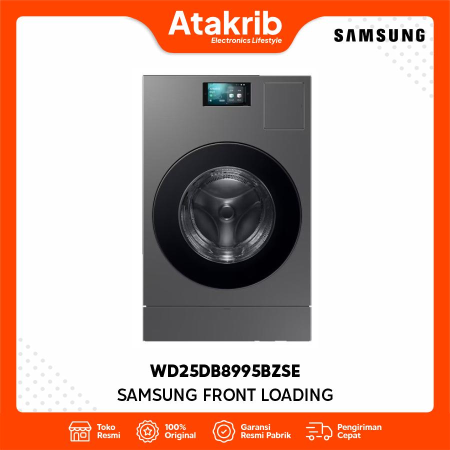 SAMSUNG FRONT LOADING WASHER DRYER WD25DB8995BZSE 