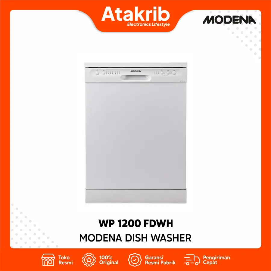 MODENA DISH WASHER WP 1200 FDWH 