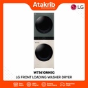 LG FRONT LOADING WASHER DRYER WT1410NHEG 
