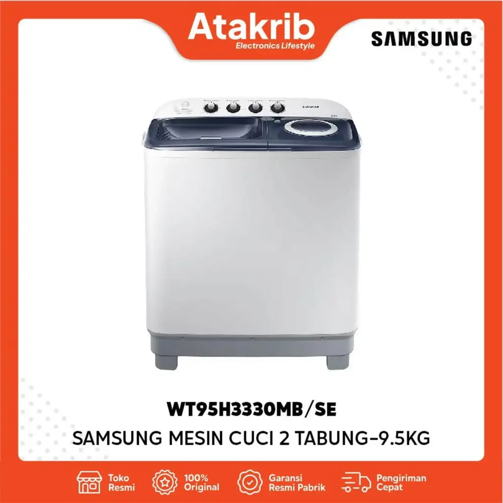 SAMSUNG SEMI AUTO 2 TB WT95H3330MB/SE 