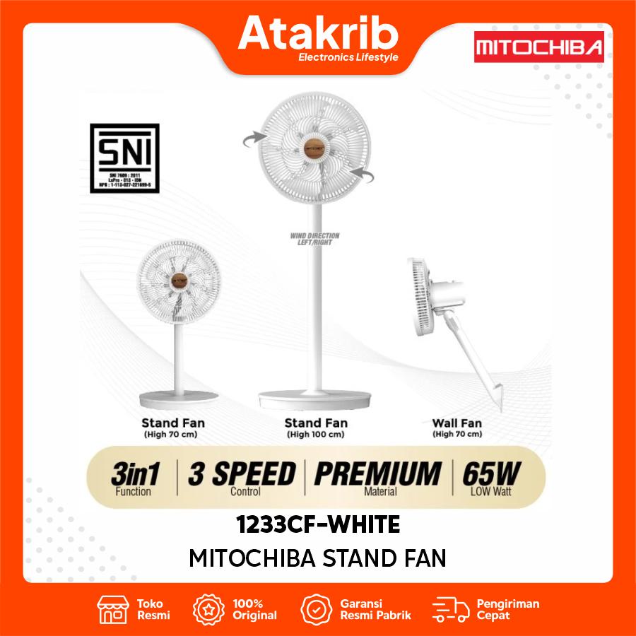 MITOCHIBA STAND FAN 1233CF-WHITE 