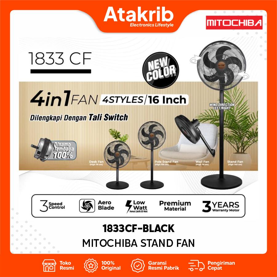 MITOCHIBA STAND FAN 1833CF-BLACK 