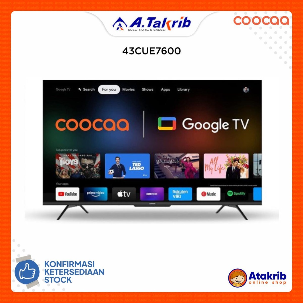 COOCAA LED 43 43CUE7600 