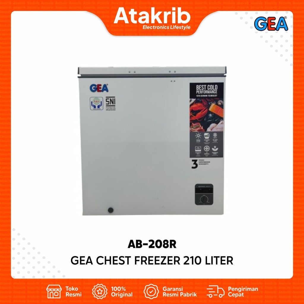 GEA CHEST FREEZER AB-208R 