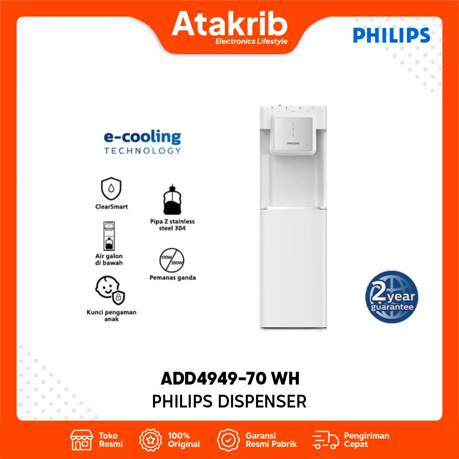 PHILIPS DISPENSER ADD4949-70 WH 