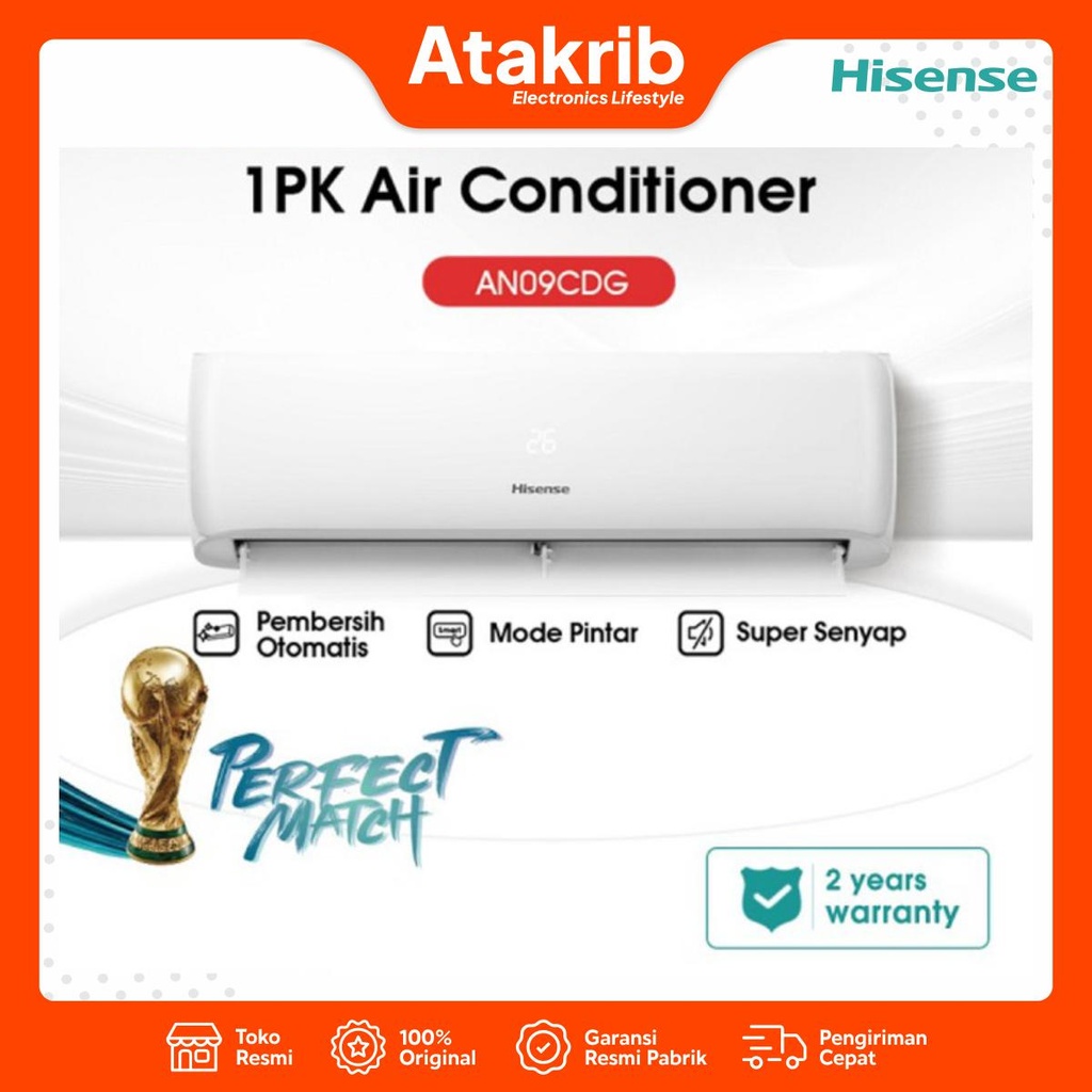 HISENSE AC STANDART 1 PK AN09CDG-ID 