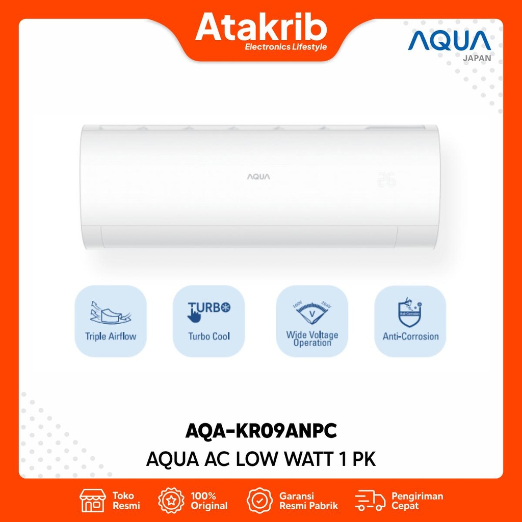 AQUA AC LOW WATT 1 PK AQA-KR09ANPC 