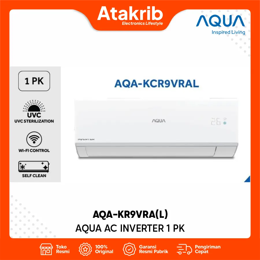 AQUA AC INVERTER 1 PK AQA-KR9VRA(L) 