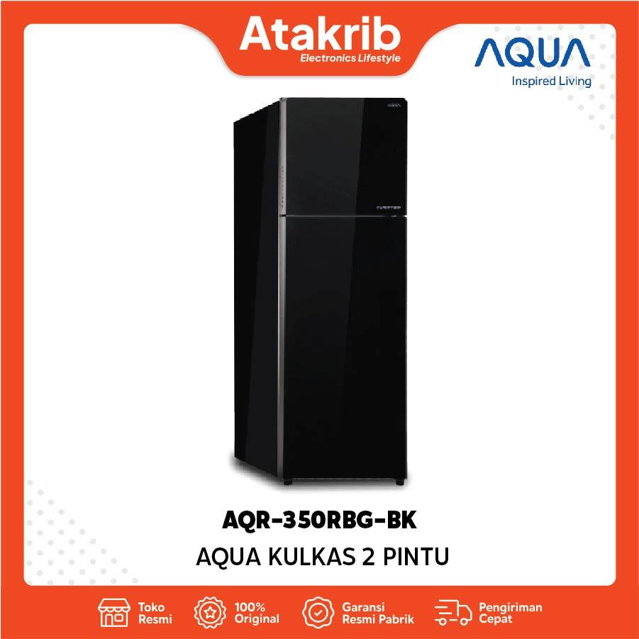 AQUA KULKAS 2 PINTU BIG AQR-355IG-BK 