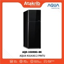AQUA KULKAS 2 PINTU BIG AQR-355IG-BK 