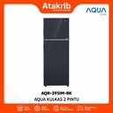 AQUA KULKAS 2 PINTU BIG AQR-395IM-BK 