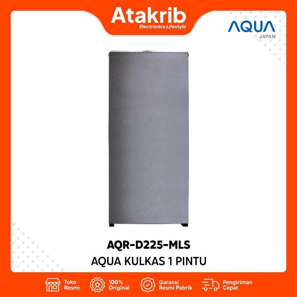 AQUA KULKAS 1 PINTU AQR-D225-MLS 