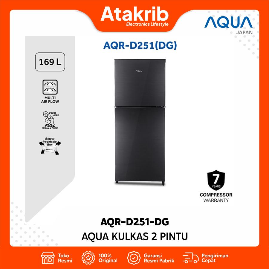 AQUA KULKAS 2 PINTU SMALL AQR-D251-DG 