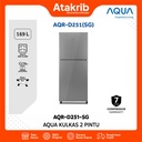 AQUA KULKAS 2 PINTU SMALL AQR-D251-SG 
