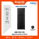 AQUA KULKAS 2 PINTU SMALL AQR-D261-DG 