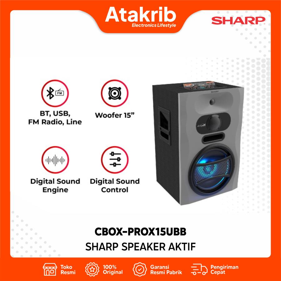 SHARP SPEAKER AKTIF CBOX-PROX15UBB 