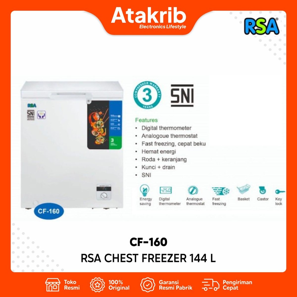 RSA CHEST FREEZER CF-160 