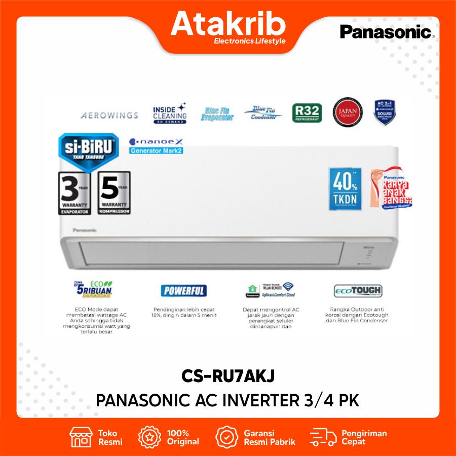 PANASONIC AC INVERTER 3/4 PK CS-RU7AKJ 