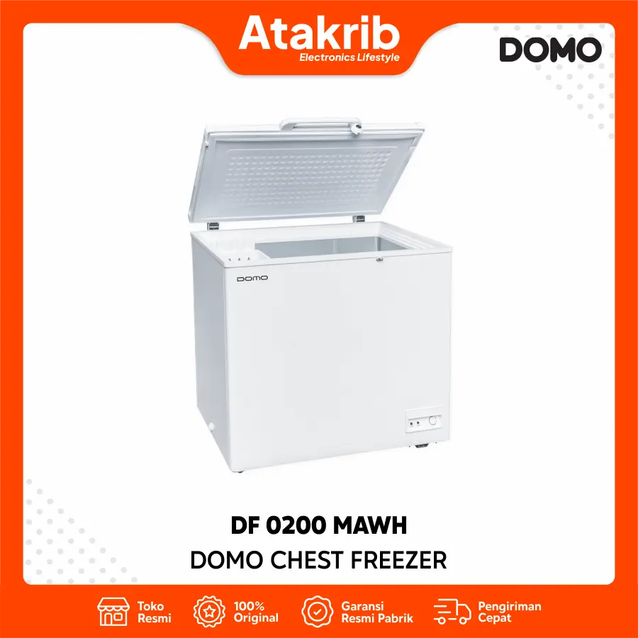 DOMO CHEST FREEZER DF 0200 MAWH 