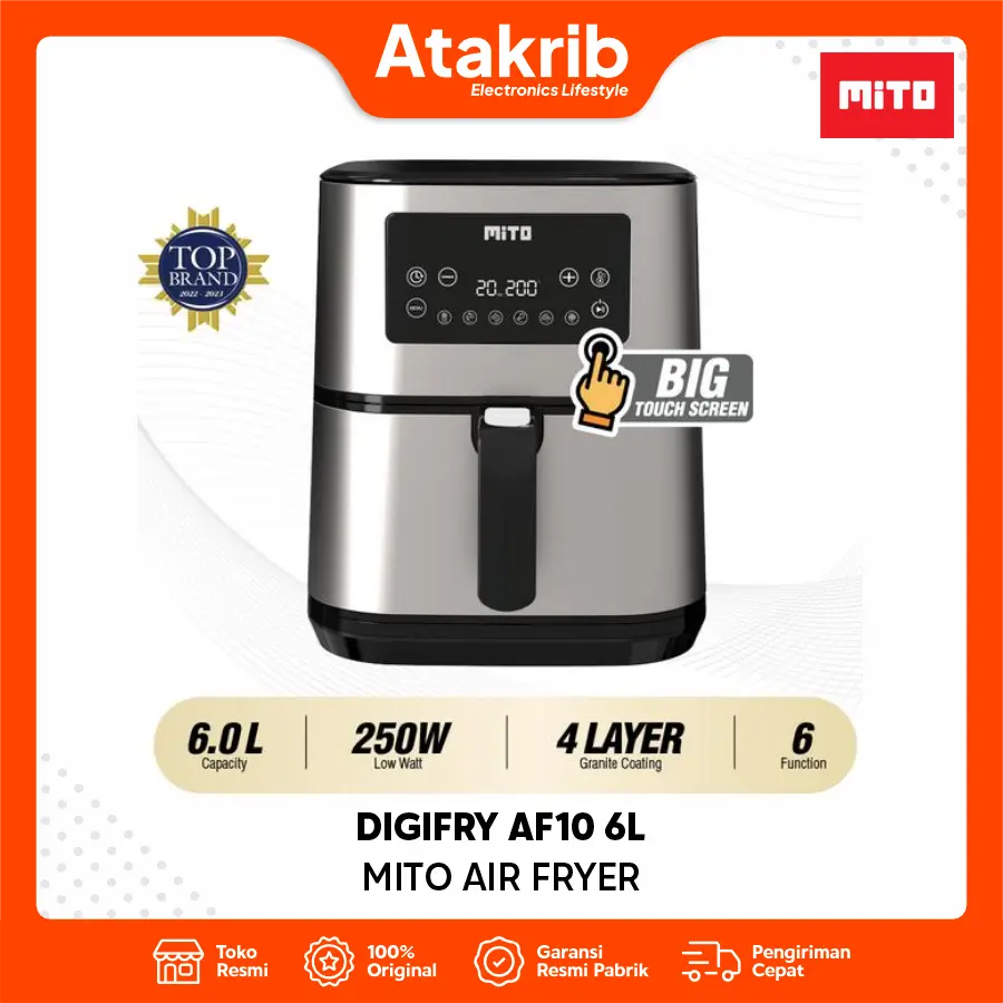 MITO AIR FRYER DIGIFRY AF10 6L 