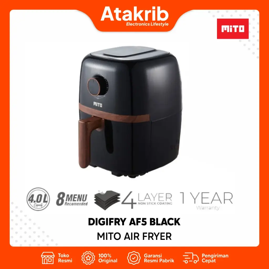 MITO AIR FRYER DIGIFRY AF5 BLACK 