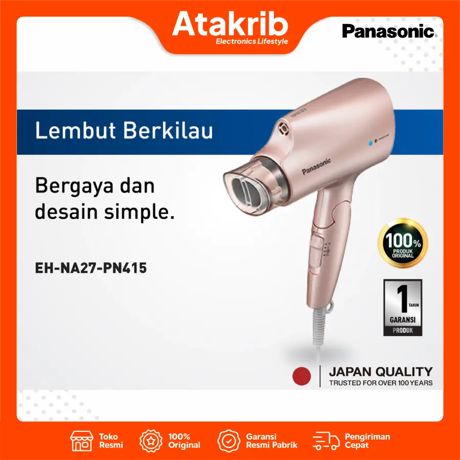 PANASONIC HAIR DRYER EH-NA27PN415 