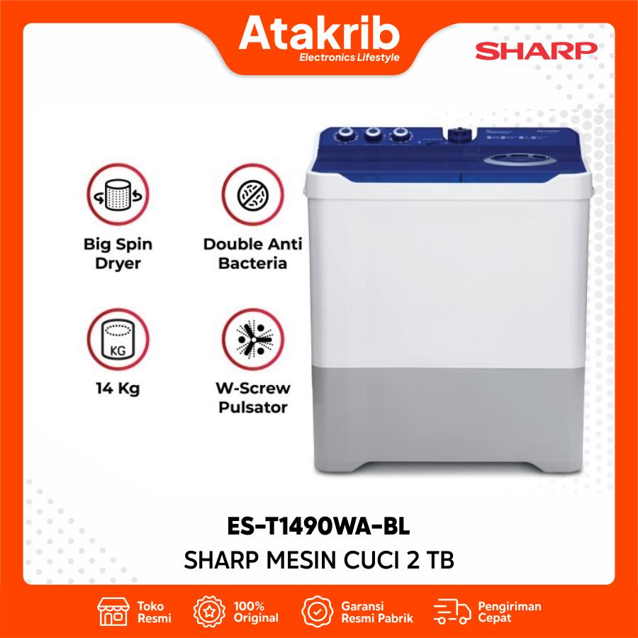 SHARP SEMI AUTO 2 TB ES-T1490WA-BL 