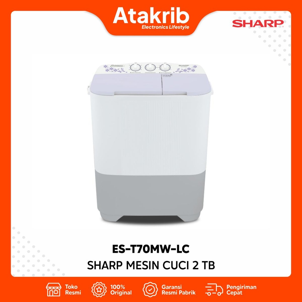 SHARP SEMI AUTO 2 TB ES-T70MW-LC 