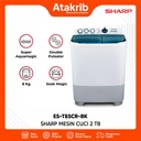 SHARP SEMI AUTO 2 TB ES-T85CR-BK 