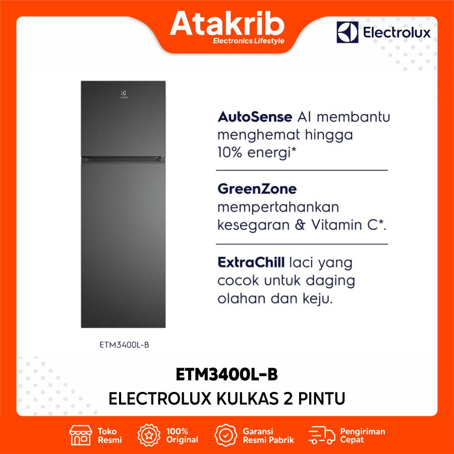 ELECTROLUX KULKAS 2 PINTU BIG ETM3400L-B 